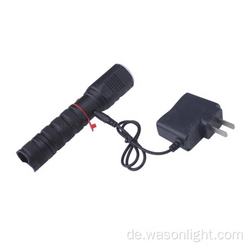 Neue quadratische Form dimmbare wasserdichte wiederaufladbare 18650 Taschenlampe Out